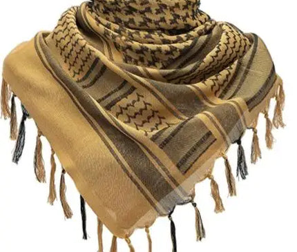 Foulard Keffieh Beige et Noir