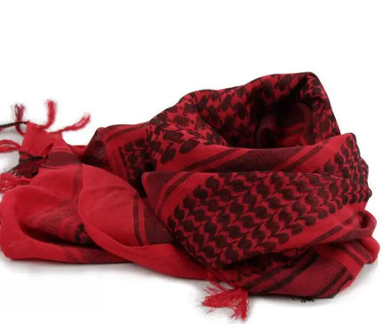 Foulard Keffieh Rouge et Noir