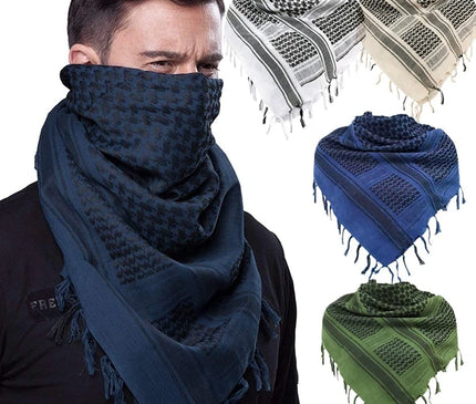 Foulard Keffieh Beige et Noir