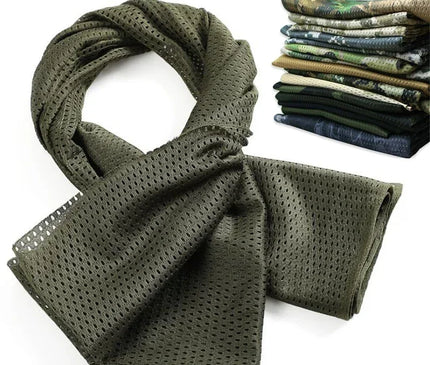 Écharpe Micro-Filet Marron Homme