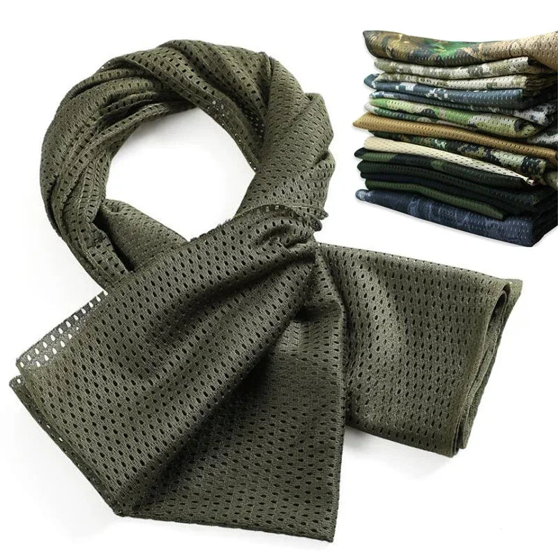 Écharpe Micro-Filet Marron Homme