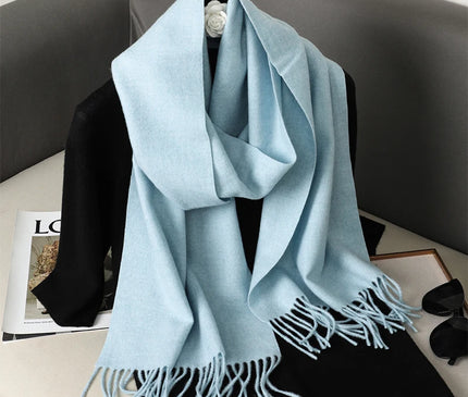 Écharpe Bleu Clair Douce Homme