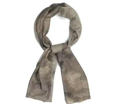Écharpe Respirante Camouflage Marron