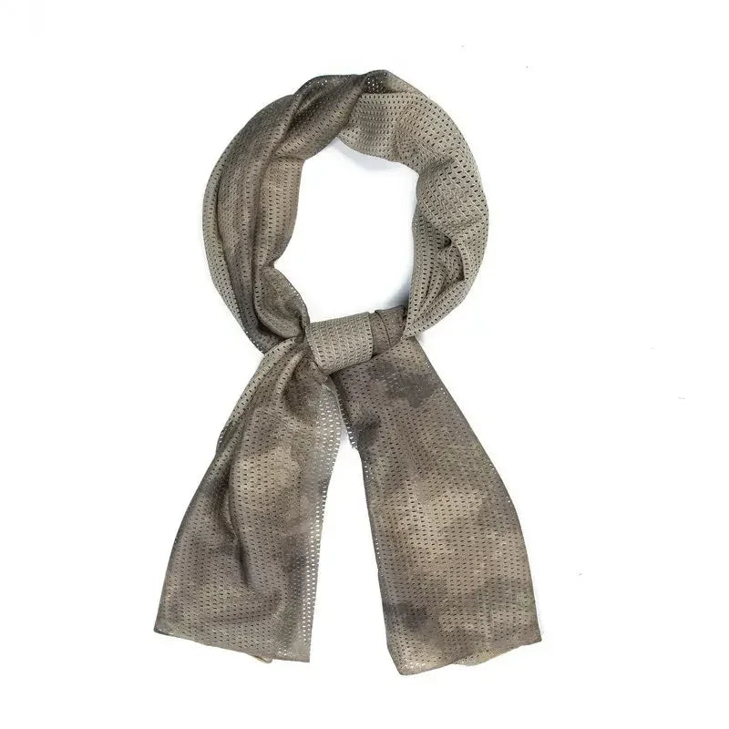 Écharpe Respirante Camouflage Marron