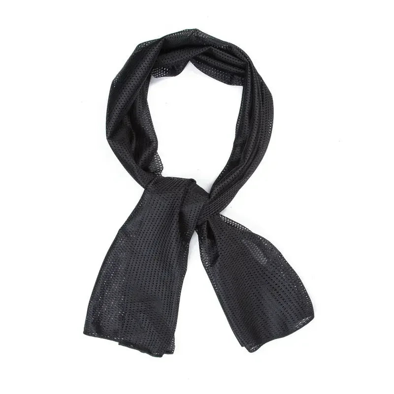 Écharpe Filet Respirante Noire