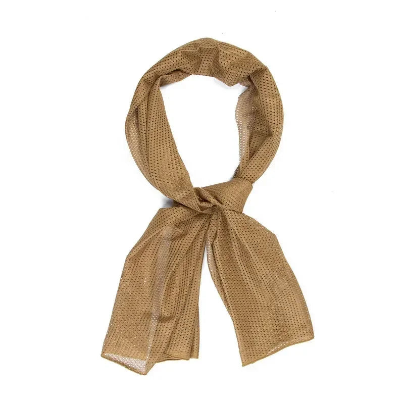 Écharpe Micro-Filet Marron Homme